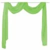 Voilage drapé vert 140 x 600 cm -Habillages de fenêtre Soldes image 1 130758