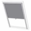 133494 vidaXL Blackout Roller Blind Grey FK06