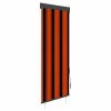 VidaXL Store roulant d'extérieur 60x250 cm Orange et marron