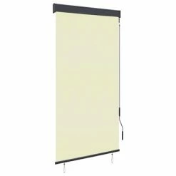 VidaXL Store roulant d'extérieur 80 x 250 cm Crème