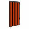 VidaXL Store roulant d'extérieur 80x250 cm Orange et marron -Habillages de fenêtre Soldes image 1 145954