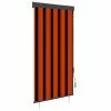VidaXL Store roulant d'extérieur 100x250 cm Orange et marron