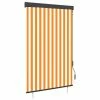 VidaXL Store roulant d'extérieur 120x250 cm Blanc et orange -Habillages de fenêtre Soldes image 1 145963