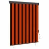 VidaXL Store roulant d'extérieur 140x250 cm Orange et marron -Habillages de fenêtre Soldes image 1 145972