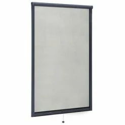 VidaXL Moustiquaire à rouleau pour fenêtres Anthracite 100x170 cm