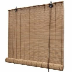 VidaXL Store roulant Bambou Marron 150 x 220 cm