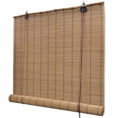 VidaXL Store roulant en bambou 80 x 220 cm Marron 3 VidaXL Store roulant en bambou 80 x 220 cm Marron