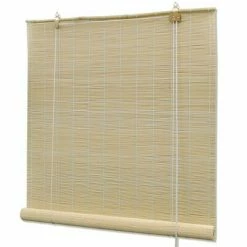 VidaXL Store roulant en bambou 140 x 220 cm Naturel