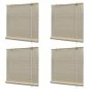 VidaXL Stores à rouleau Bambou naturel 4 pcs 120 x 160 cm 1 VidaXL Stores à rouleau Bambou naturel 4 pcs 120 x 160 cm -Habillages de fenêtre Soldes image 1 278743