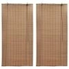 VidaXL Stores roulants en bambou 2 pcs Marron 120x220 cm -Habillages de fenêtre Soldes image 1 3057520