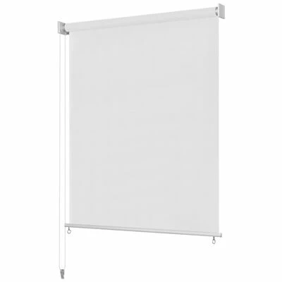 VidaXL Store roulant d'extérieur Blanc 60x140 cm PEHD 3 VidaXL Store roulant d'extérieur Blanc 60x140 cm PEHD