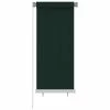 VidaXL Store roulant d'extérieur 60x140 cm Vert foncé PEHD -Habillages de fenêtre Soldes image 1 312809