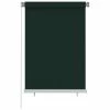 VidaXL Store roulant d'extérieur 100x140 cm Vert foncé PEHD -Habillages de fenêtre Soldes image 1 312811