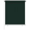 VidaXL Store roulant d'extérieur 120x140 cm Vert foncé PEHD -Habillages de fenêtre Soldes image 1 312812