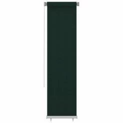 VidaXL Store roulant d'extérieur 60x230 cm Vert foncé PEHD