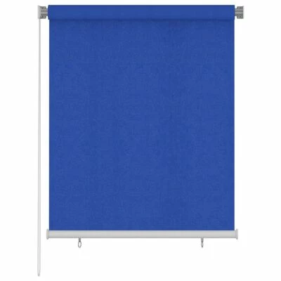 VidaXL Store roulant d'extérieur 120x140 cm Bleu PEHD 3 VidaXL Store roulant d'extérieur 120x140 cm Bleu PEHD