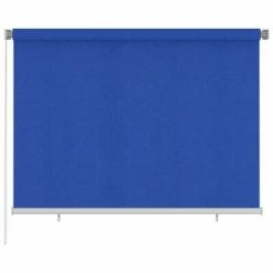 VidaXL Store roulant d'extérieur 200x140 cm Bleu PEHD