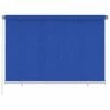 VidaXL Store roulant d'extérieur 220x140 cm Bleu PEHD
