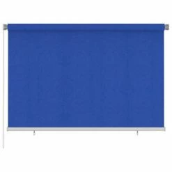 VidaXL Store roulant d'extérieur 220x140 cm Bleu PEHD