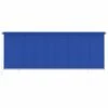 VidaXL Store roulant d'extérieur 400x140 cm Bleu PEHD
