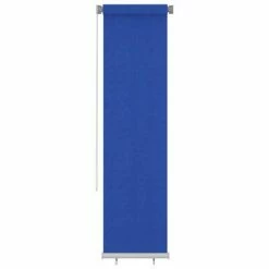 VidaXL Store roulant d'extérieur 60x230 cm Bleu PEHD