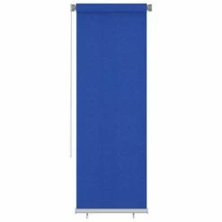 VidaXL Store roulant d'extérieur 80x230 cm Bleu PEHD