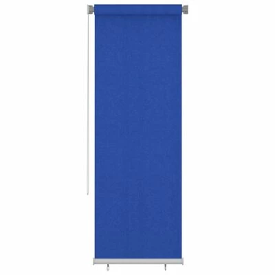 VidaXL Store roulant d'extérieur 80x230 cm Bleu PEHD 3 VidaXL Store roulant d'extérieur 80x230 cm Bleu PEHD