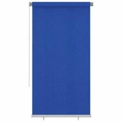 VidaXL Store roulant d'extérieur 120x230 cm Bleu PEHD