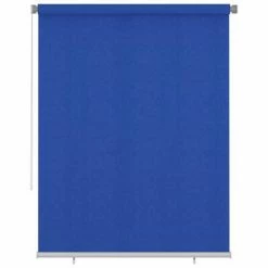 VidaXL Store roulant d'extérieur 180x230 cm Bleu PEHD