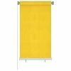 VidaXL Store roulant d'extérieur 80x140 cm Jaune PEHD -Habillages de fenêtre Soldes image 1 312862