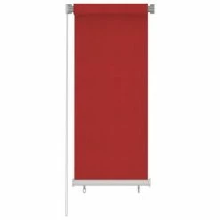 VidaXL Store roulant d'extérieur 60x140 cm Rouge PEHD