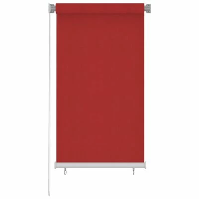 VidaXL Store roulant d'extérieur 80x140 cm Rouge PEHD 3 VidaXL Store roulant d'extérieur 80x140 cm Rouge PEHD