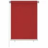 VidaXL Store roulant d'extérieur 100x140 cm Rouge PEHD