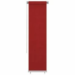 VidaXL Store roulant d'extérieur 60x230 cm Rouge PEHD