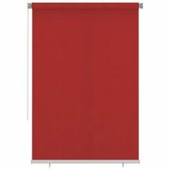 VidaXL Store roulant d'extérieur 160x230 cm Rouge PEHD