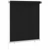 VidaXL Store roulant d'extérieur 120x140 cm Noir
