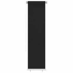 VidaXL Store roulant d'extérieur 60x230 cm Noir PEHD