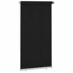 VidaXL Store roulant d'extérieur 120x230 cm Noir