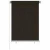 VidaXL Store roulant d'extérieur 100x140 cm Marron PEHD -Habillages de fenêtre Soldes image 1 312967