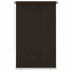 VidaXL Store roulant d'extérieur 140x230 cm Marron PEHD