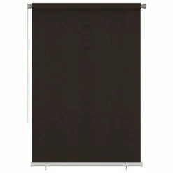 VidaXL Store roulant d'extérieur 160x230 cm Marron PEHD
