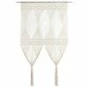 VidaXL Rideau en macramé 140x240 cm Coton