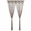 VidaXL Rideau en macramé Taupe 140x240 cm Coton -Habillages de fenêtre Soldes image 1 323980