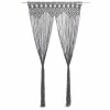 VidaXL Rideau en macramé Anthracite 140x240 cm Coton -Habillages de fenêtre Soldes image 1 323995