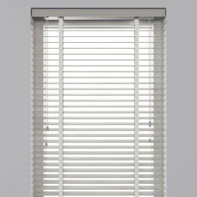 Decosol Store horizontal Bois 50 mm 80x180 cm Blanc 4 Decosol Store horizontal Bois 50 mm 80x180 cm Blanc – Image 2