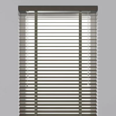 Decosol Store horizontal Bois 50 mm 100x130 cm Taupe 4 Decosol Store horizontal Bois 50 mm 100x130 cm Taupe – Image 2