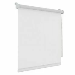 Decosol Store roulant mini Blanc translucide 37x160 cm