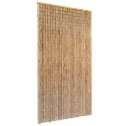 VidaXL Rideau de porte contre insectes Bambou 100 x 220 cm