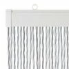 Travellife Moustiquaire de porte Crystal 190x60 cm Blanc et gris