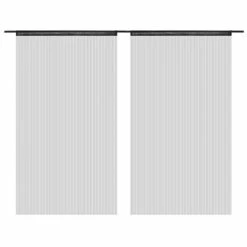 VidaXL Rideau en fils 2 pcs 140 x 250 cm Noir 7 VidaXL Rideau en fils 2 pcs 140 x 250 cm Noir -Habillages de fenêtre Soldes image 2 132401